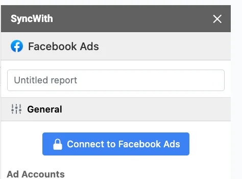 отчёт Facebook Ads — отчёт Facebook Ads
