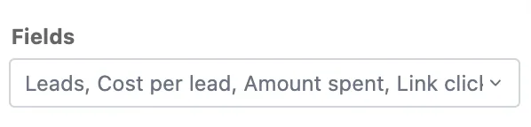 отчёт Facebook Ads — отчёт Facebook Ads